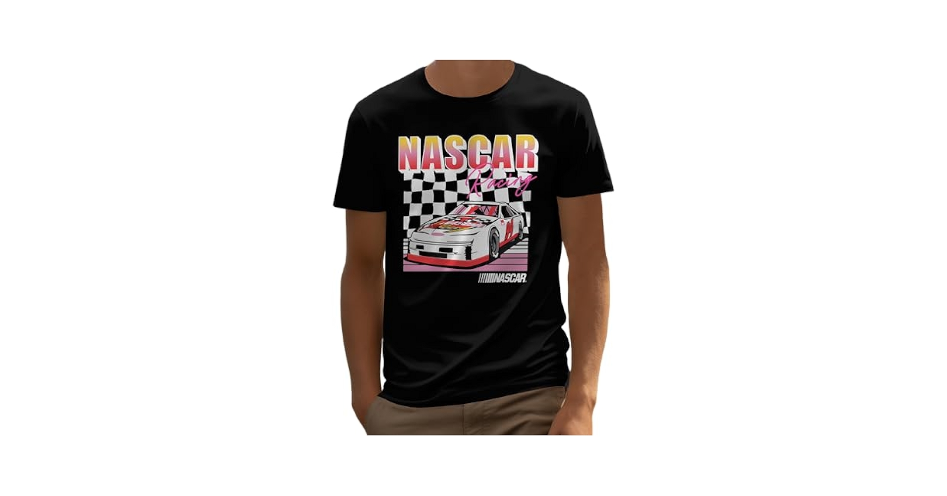 NASCAR シャツ mens-checkered-flag-sports-